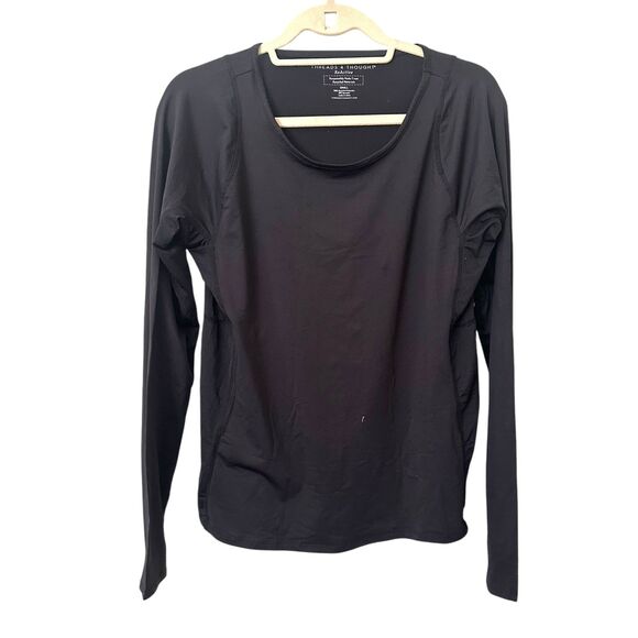 THREADS 4 THOUGHT Mesh Lined Workout Long Sleeve NWOT Small - Picture 1 of 4